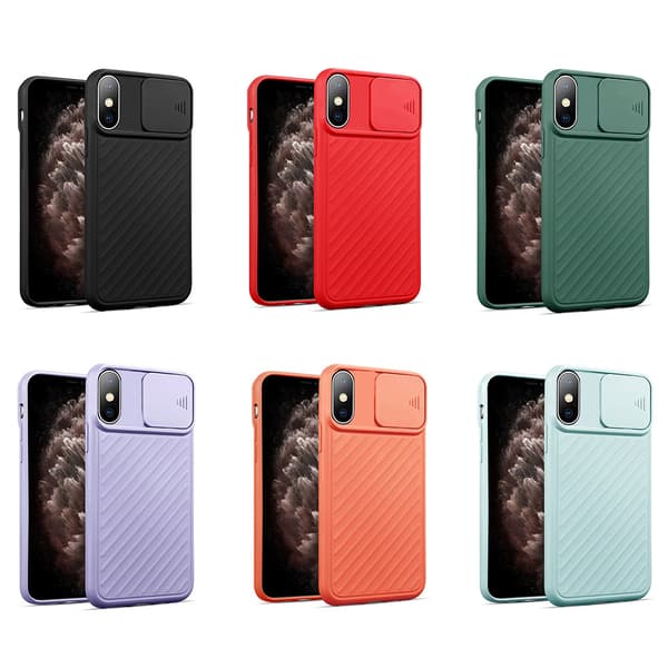 iPhone X/XS - Genomtänkt Stöttåligt Skal KAMERA SKYDD