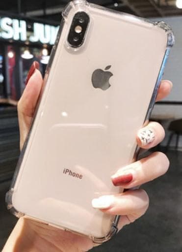 Mobil Silicon skal till Iphone Iphone XSMAX transparant