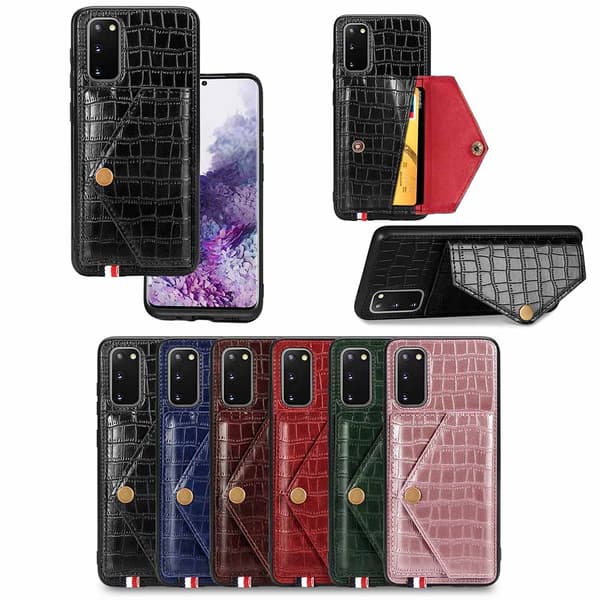 Genomtänkt Skal med Korthållare - Samsung Galaxy S20