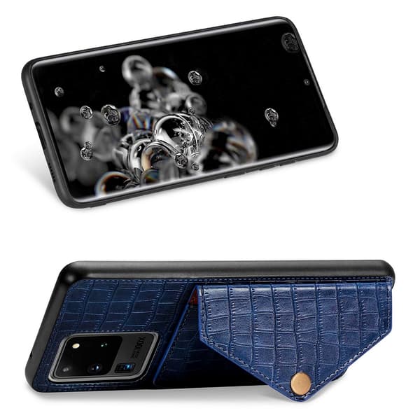 Samsung Galaxy S20 Ultra - Genomtänkt Skal med Kortfack