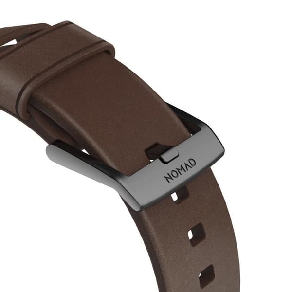 NOMAD Apple Watch 40/38mm Armbånd Modern Band Sort/Rustic Brown