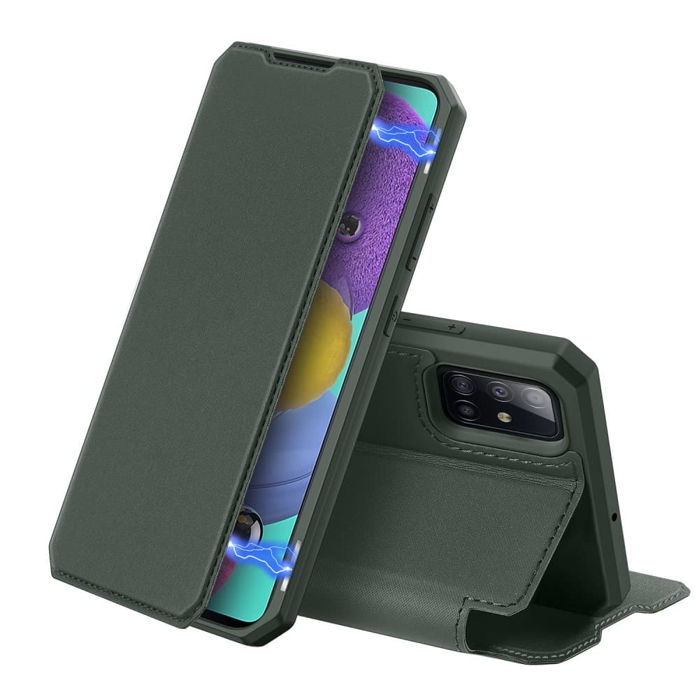 Samsung Galaxy A51 Suojakotelo Skin X Series MörkVihreä