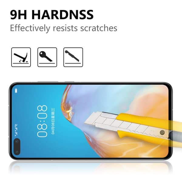 Full-Fit Härdat Glas Skärmskydd till Huawei P40 Pro