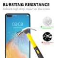 Miniatyrbild 2 av 7: Full-Fit Härdat Glas Skärmskydd till Huawei P40 Pro