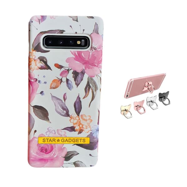 Samsung Galaxy S10 - Skal / Skydd / Blommor