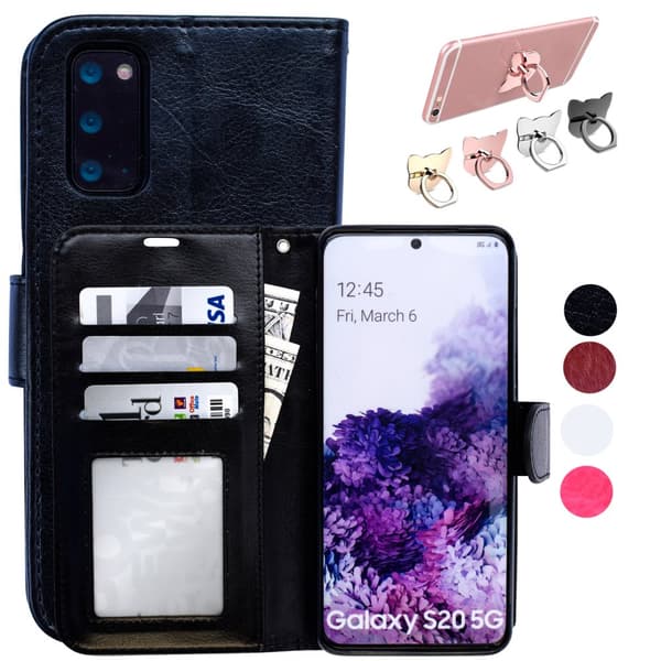 Samsung Galaxy S20 - PU Leather Wallet Case Pink