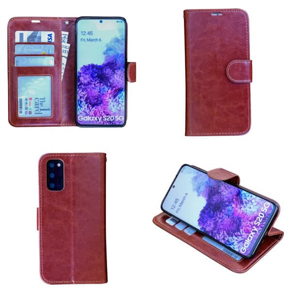 Samsung Galaxy S20 - PU Leather Wallet Case