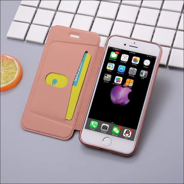 SKALO iPhone SE (2020/2022) Plånboksfodral TPU Ultraslim design