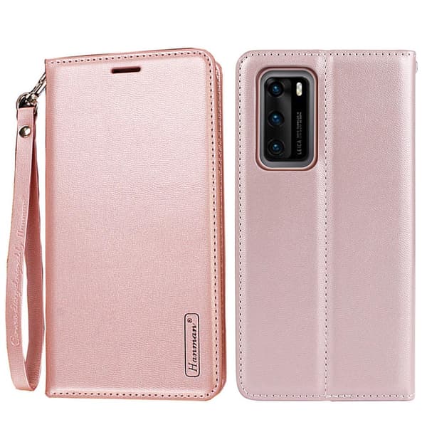 Huawei P40 - Genomtänkt (Hanman) Plånboksfodral