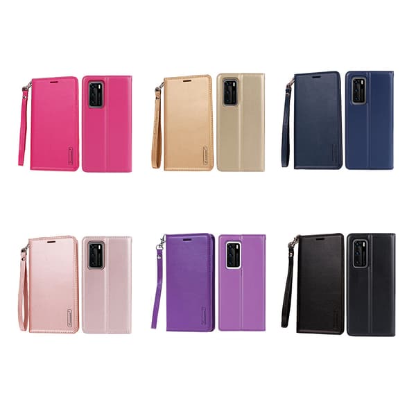Huawei P40 - Genomtänkt (Hanman) Plånboksfodral