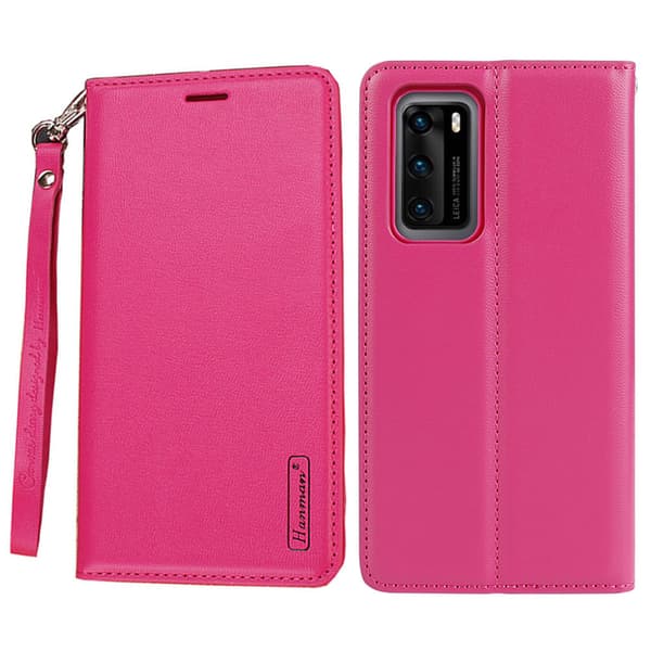 Huawei P40 - Genomtänkt (Hanman) Plånboksfodral