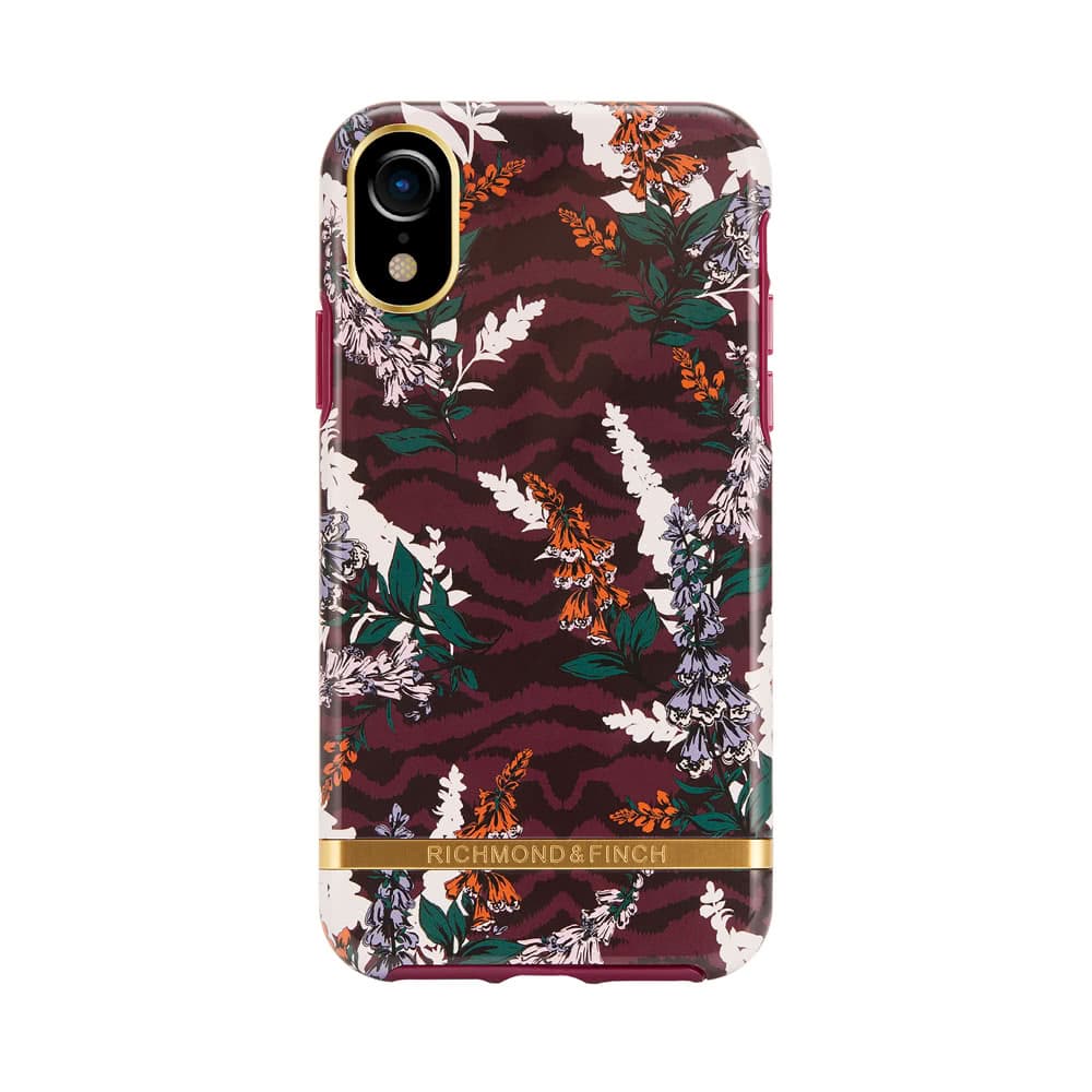 iPhone Xr Suojakuori Floral Zebra