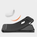 Miniatyrbild 4 av 4: Motorola Moto G8 Power - Flexibel Carbon Mjuk TPU Skal - Svart