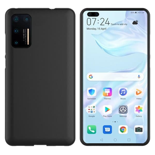 Huawei P40 - Silicon TPU Mjuk Skal - Svart