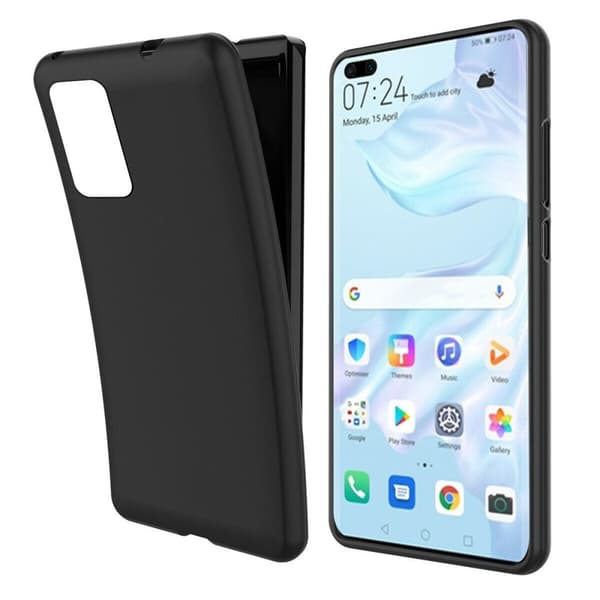 Huawei P40 Pro - Silicon TPU Mjuk Skal - Svart