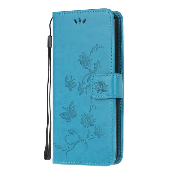Butterfly Plånboksfodral till Samsung Galaxy S20 Plus - Blå