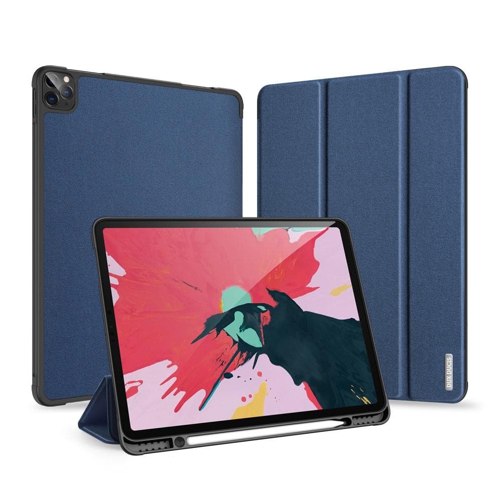 DUX DUCIS Domo Apple iPad Pro 12.9 (2020) / (2018) Tri-fold Stand Blue