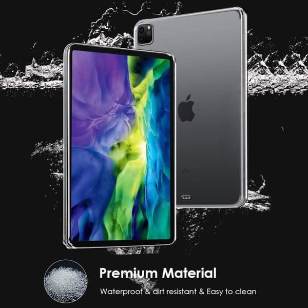 Clear Gel TPU Skin Cover for iPad Pro 12.9-inch (2020) / (2018)
