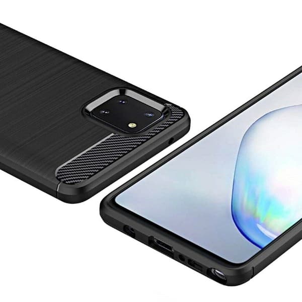 Børstet silikondeksel Samsung Galaxy Note 10 Lite (SM-N770F)
