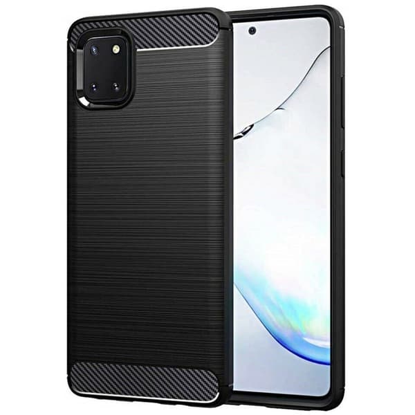 Børstet silikone cover Samsung Galaxy Note 10 Lite (SM-N770F)