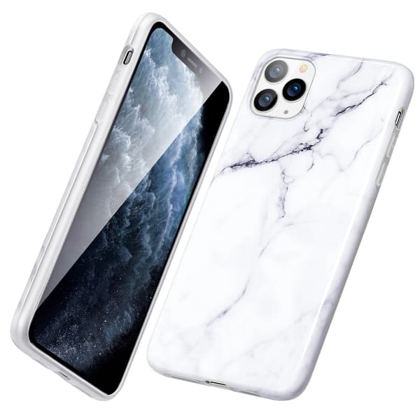 ESR Slim Soft Skal iPhone 11 Pro Max Marmor Vit