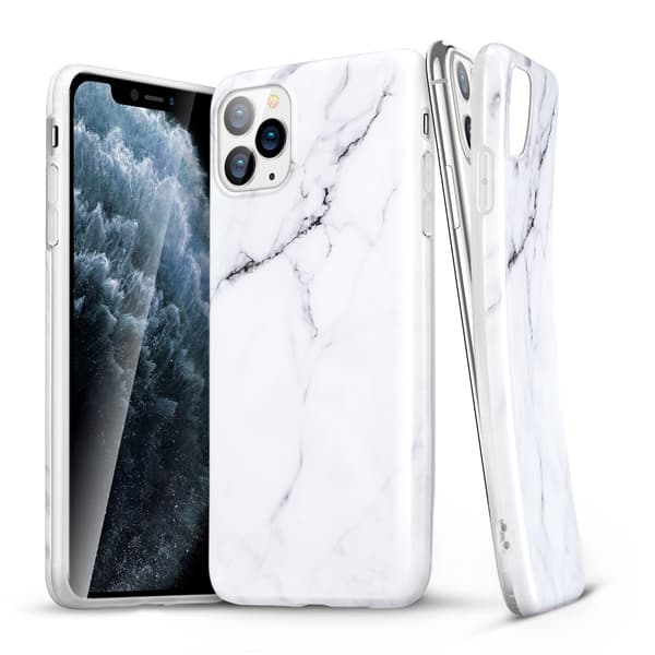 ESR Slim Soft Skal iPhone 11 Pro Max Marmor Vit