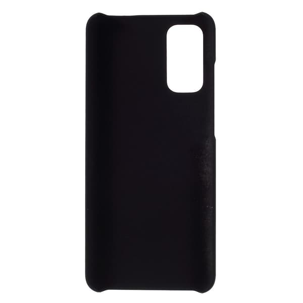 Samsung Galaxy A41 Rubberized HårdPlast Skal - Svart