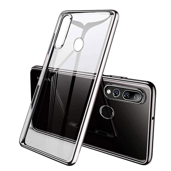 Kraftfullt Stilsäkert Skal - Huawei P Smart Z Silver Silver