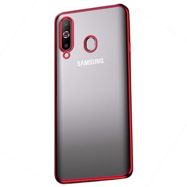 Samsung Galaxy A40 - Stilsäkert Floveme Silikonskal Röd Röd