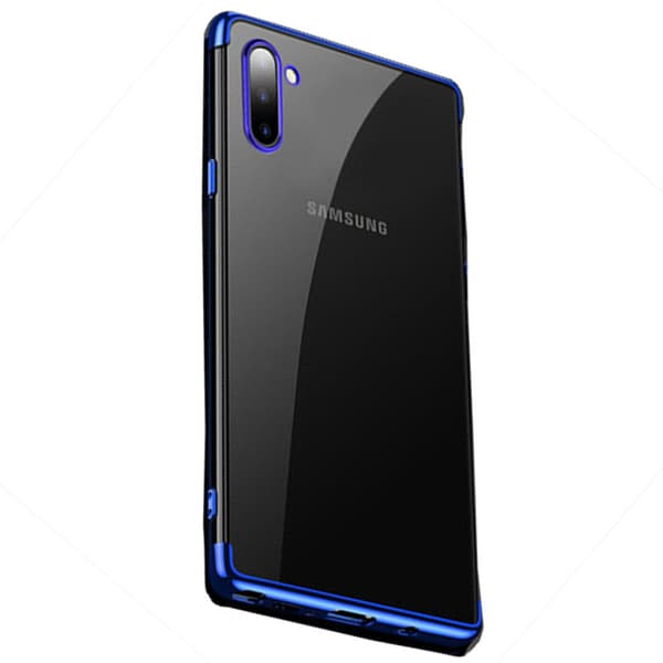 Skyddande Silikonskal Floveme - Samsung Galaxy Note10 Blå Blå