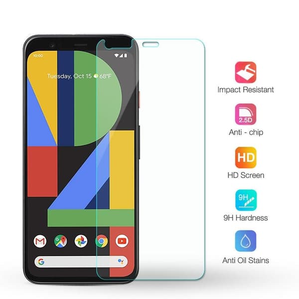 2-PACK SKALO Google Pixel 4 XL Skärmskydd i Härdat glas