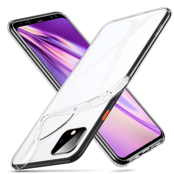 Transparent Silikon TPU-Skal till Google Pixel 4 XL