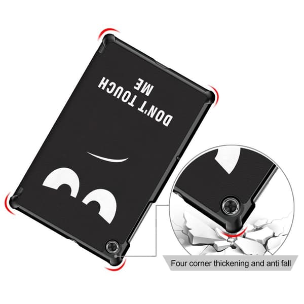 Tri-fold Fodral till Lenovo Tab M10 Plus FHD - Do not Touch Me