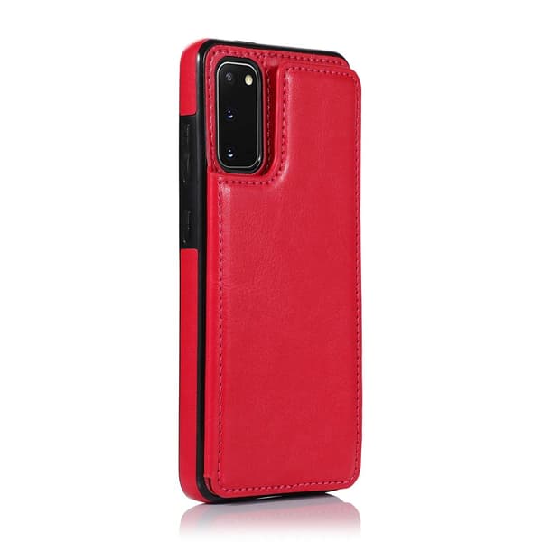 Samsung Galaxy S20 - Elegant Skyddsskal med Korthållare