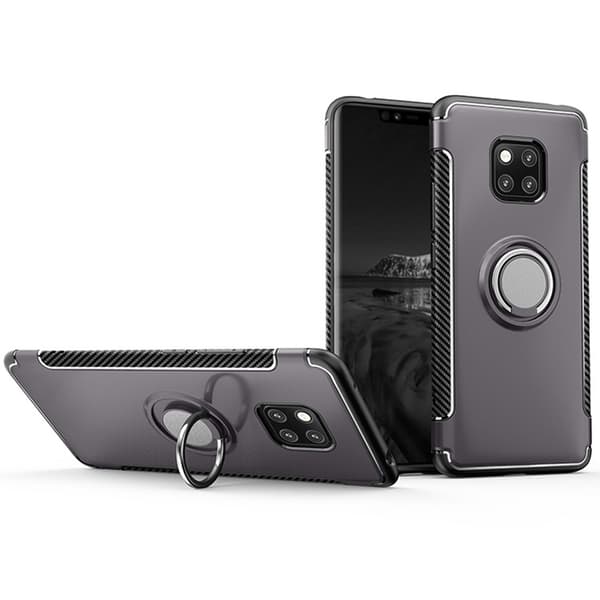 Exklusivt Mate 20 Pro - HYBRID-Skal med Ringhållare