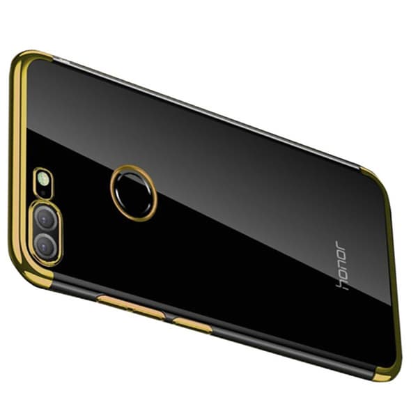 Huawei Honor 9 Lite - Exklusivt Floveme Silikonskal Guld Guld