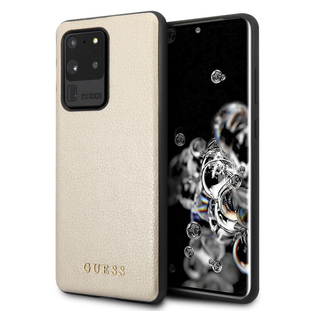 Samsung Galaxy S20 Ultra Suojakuori Iridescent Cover Keltainend