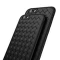 Miniatyrbild 2 av 2: iPhone 7 Plus Mobilskal Flätat Svart Läder Skinn