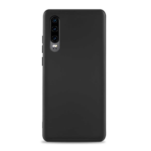 Ohut musta huawei p30 shell coulble shell 1 mm tpu