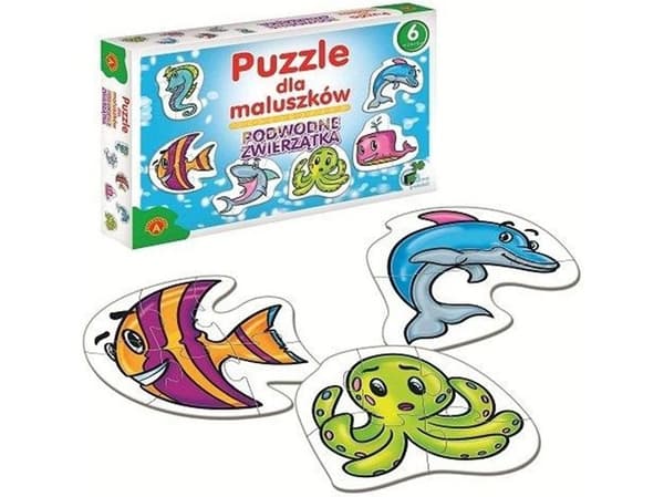 Underwater animal puzzles for little ones