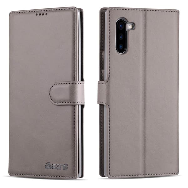 Plånboksfodral - Samsung Galaxy Note10 Grå