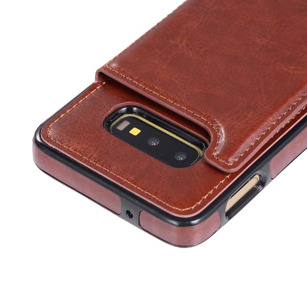 Nkobees Eleganta Läderskal med Kortfack - Samsung Galaxy S10e