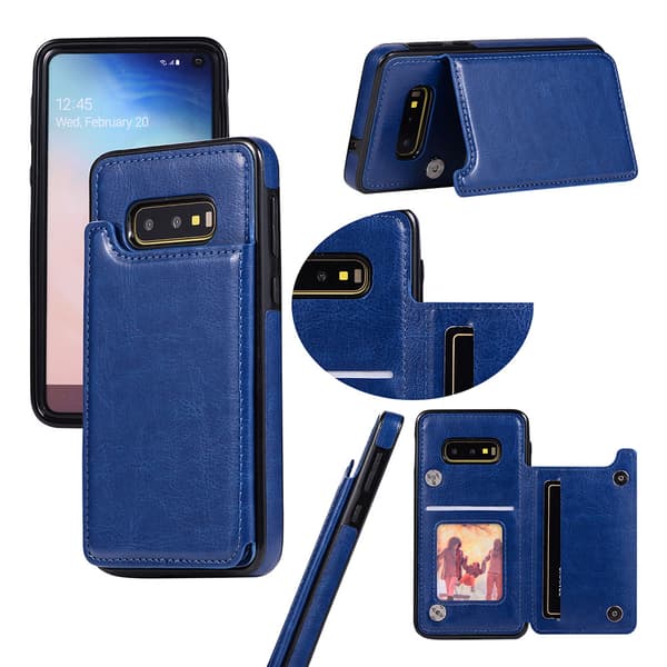 Nkobees Eleganta Läderskal med Kortfack - Samsung Galaxy S10e