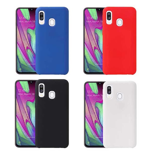 Robust Mattbehandlat Silikonskal - Samsung Galaxy A40