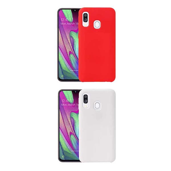 Robust Mattbehandlat Silikonskal - Samsung Galaxy A40