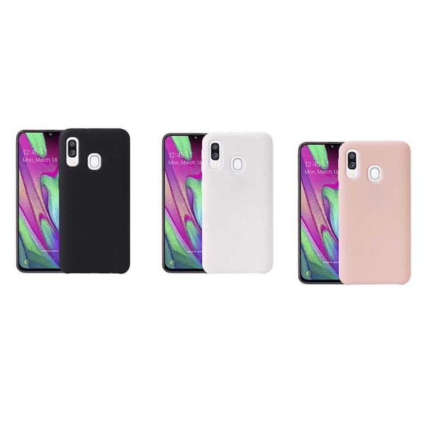 Robust Mattbehandlat Silikonskal - Samsung Galaxy A40