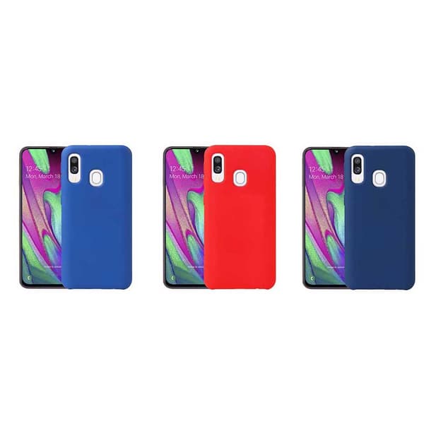 Robust Mattbehandlat Silikonskal - Samsung Galaxy A40