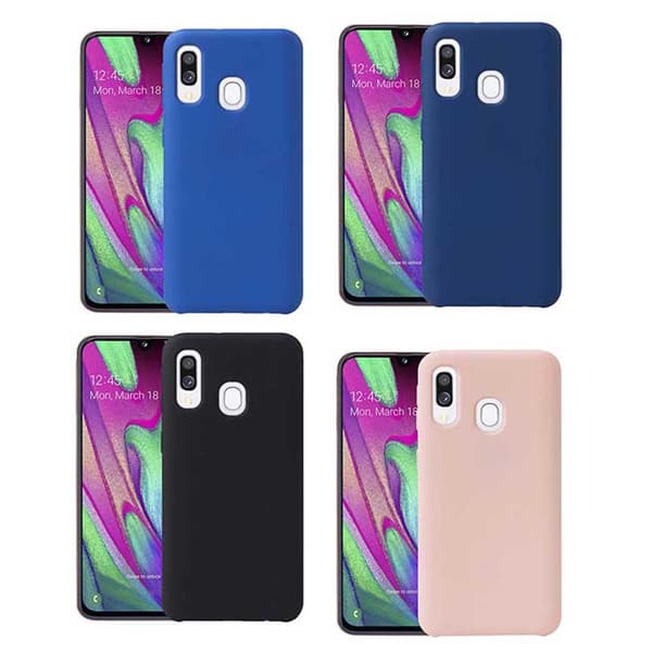 Robust Mattbehandlat Silikonskal - Samsung Galaxy A40