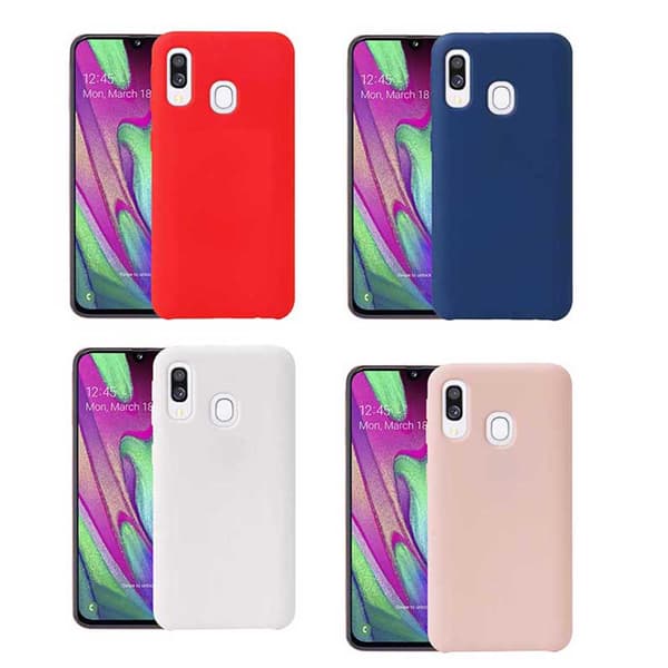 Robust Mattbehandlat Silikonskal - Samsung Galaxy A40