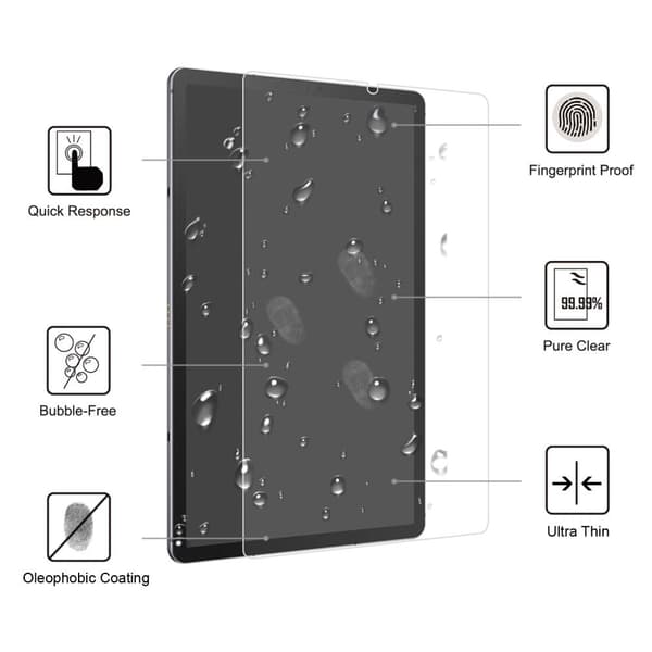 Samsung Galaxy Tab S6 Lite Härdat glas 0,3mm 9H